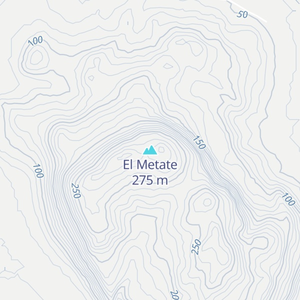 Map of El Metate
