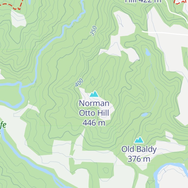 Map of Norman Otto Hill