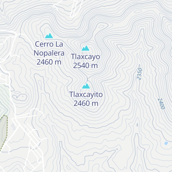 Map of Tlaxcayito