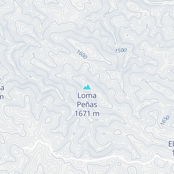Map of Loma Peñas