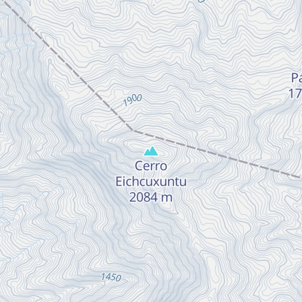 Map of Cerro Eichcuxuntu