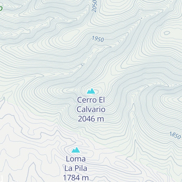 Map of Cerro El Calvario