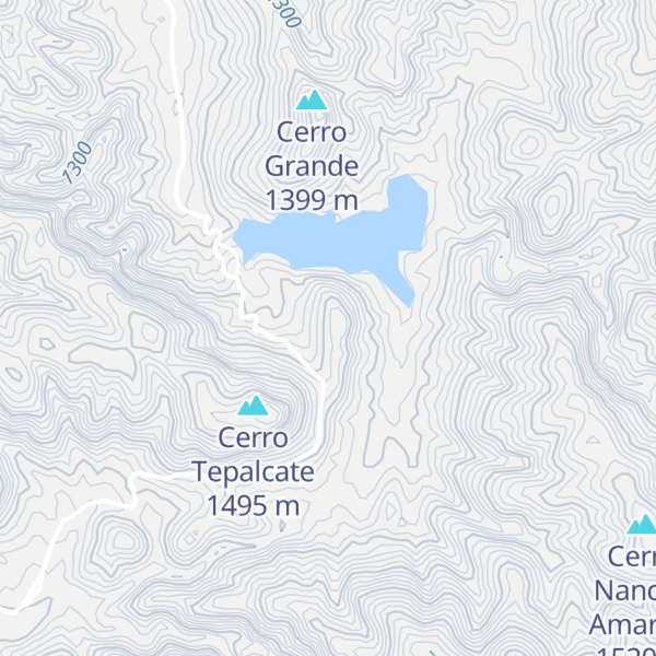 Map of Cerro Mayordomo