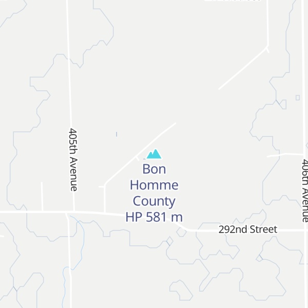 Map of Bon Homme County HP