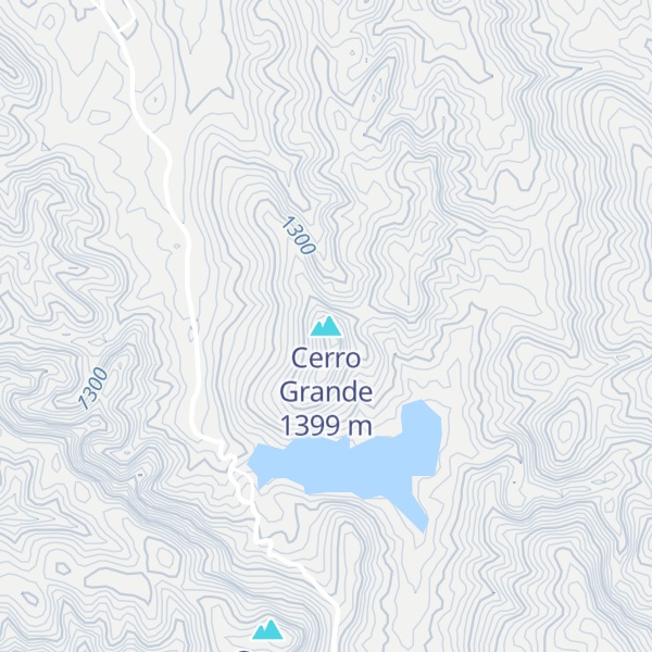 Map of Cerro Grande