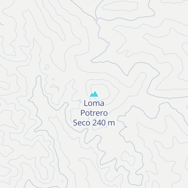Map of Loma Potrero Seco