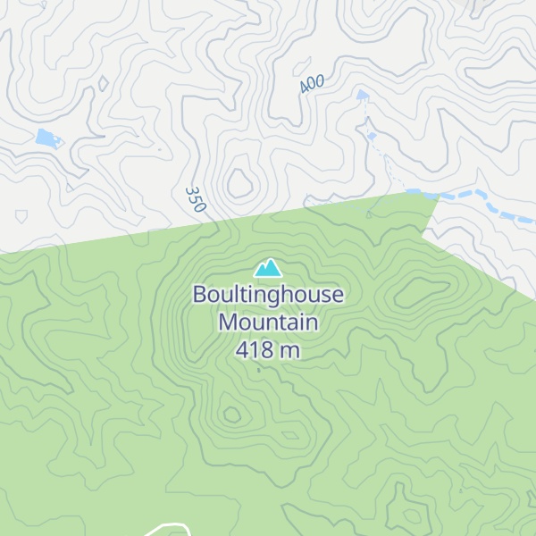 Map of Boultinghouse Mountain