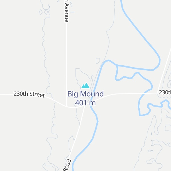 Map of Big Mound