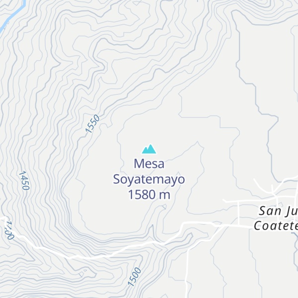Map of Mesa Soyatemayo