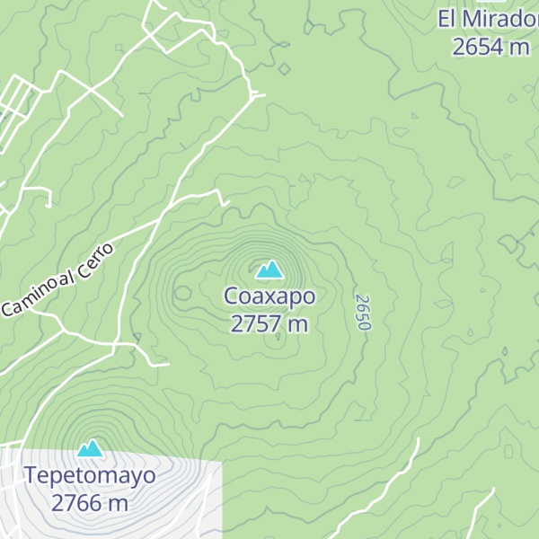 Map of Coaxapo