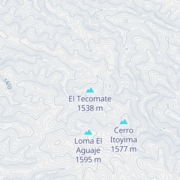 Map of El Tecomate