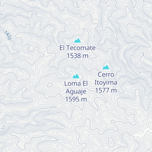 Map of Loma El Aguaje