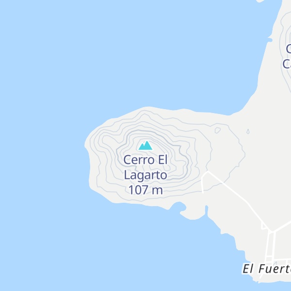 Map of Cerro El Lagarto