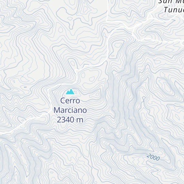 Map of Cerro El Baño