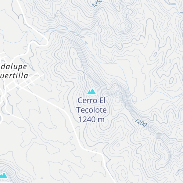 Map of Cerro El Tecolote