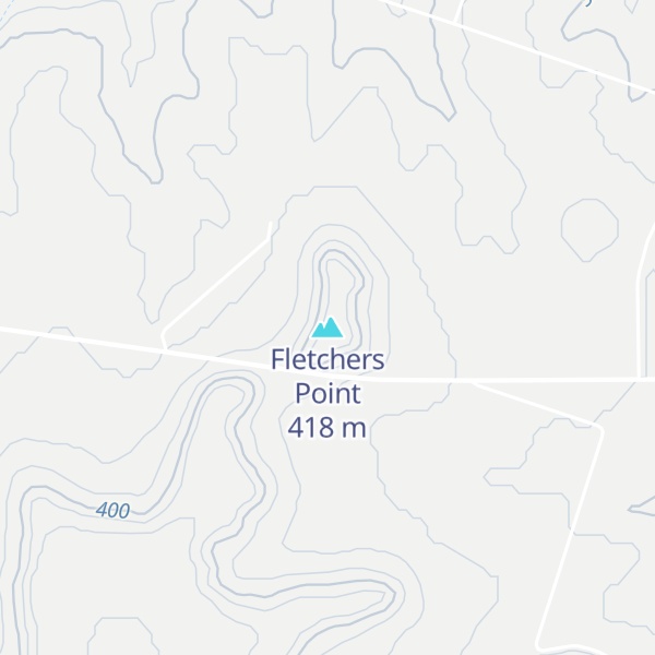 Map of Fletchers Point