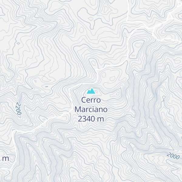 Map of Cerro Marciano