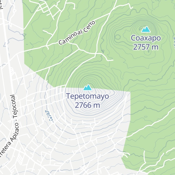 Map of Tepetomayo