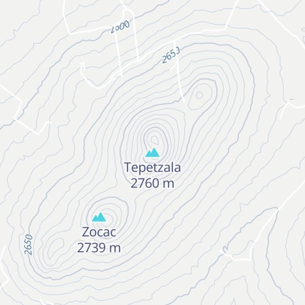 Map of Tepetzala