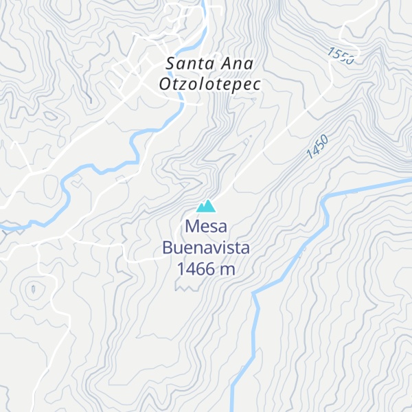 Map of Mesa Buenavista