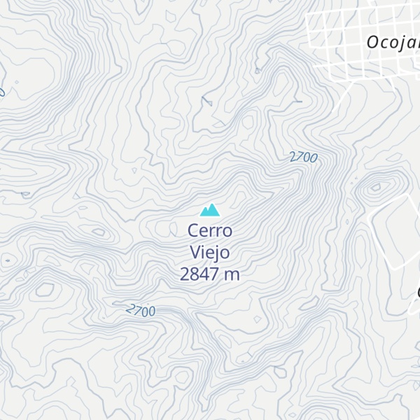 Map of Cerro Viejo
