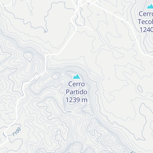 Map of Cerro Partido