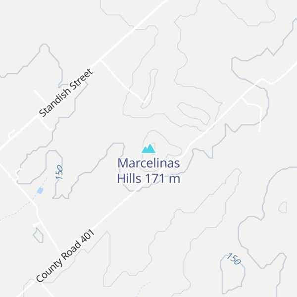 Map of Marcelinas Hills