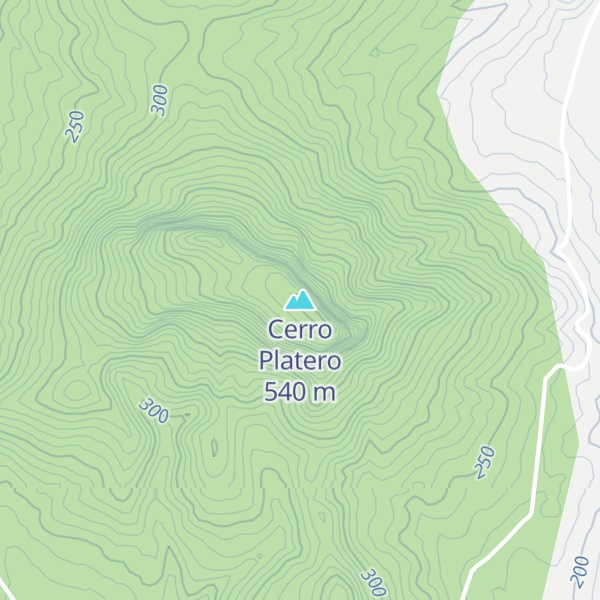 Map of Cerro Platero