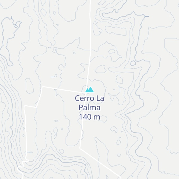 Map of Cerro La Palma