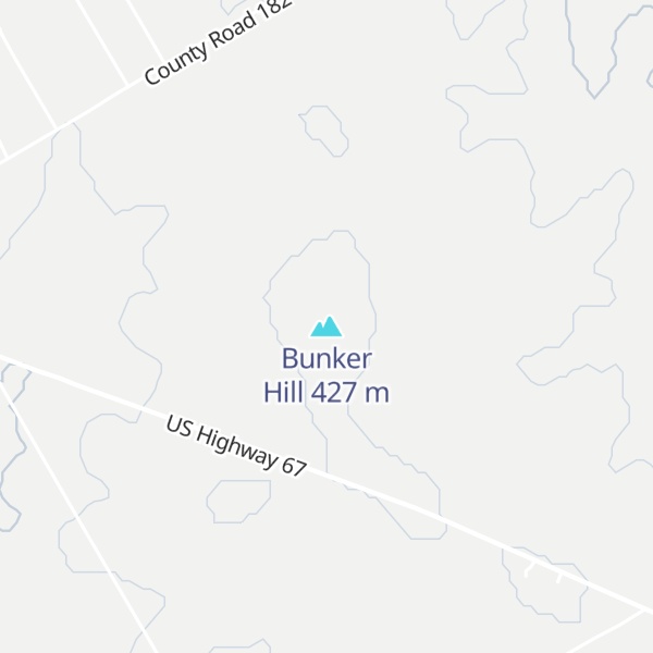 Map of Bunker Hill
