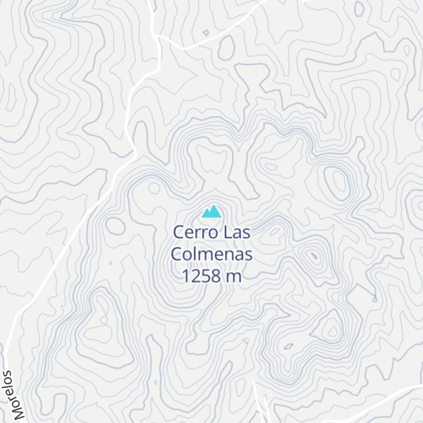 Map of Cerro Las Colmenas