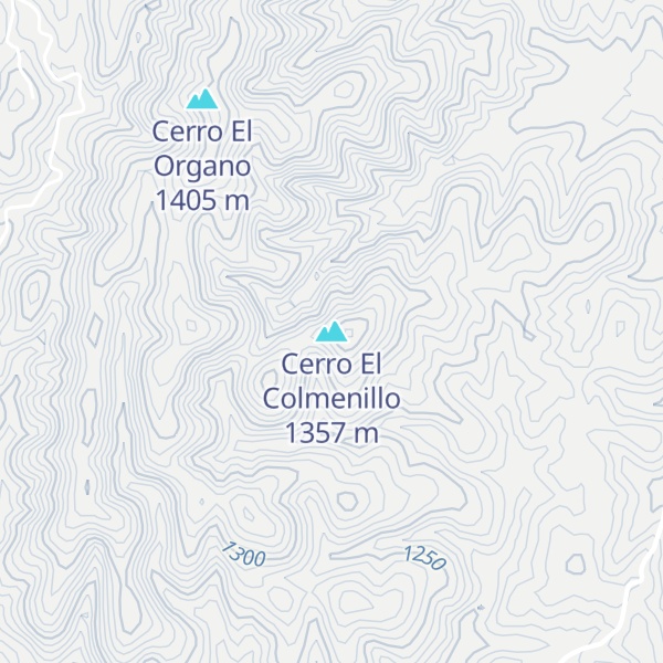 Map of Cerro El Colmenillo