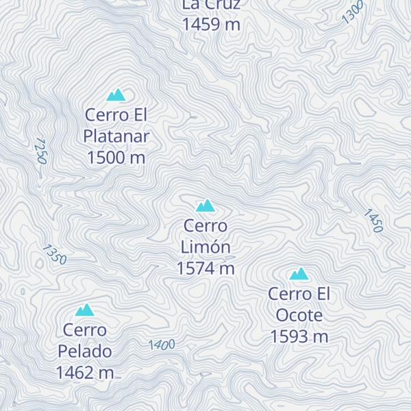 Map of Cerro Limón