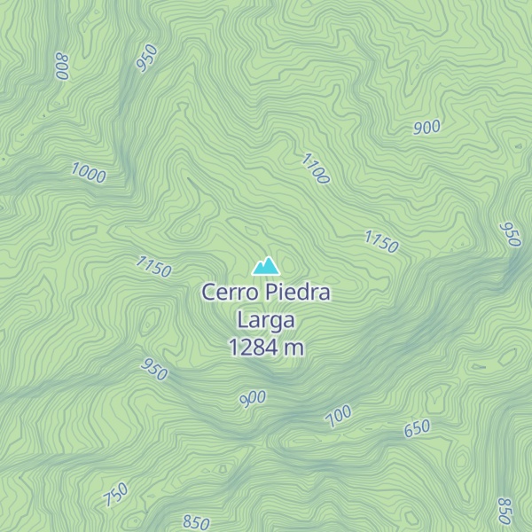 Map of Cerro Piedra Larga