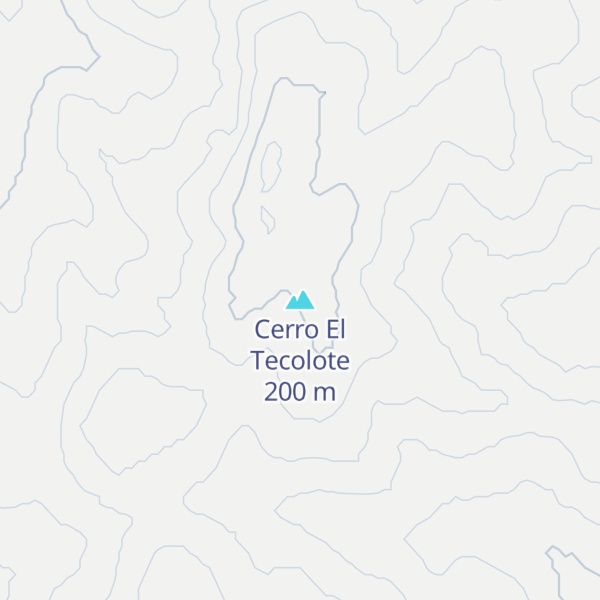 Map of Cerro El Tecolote