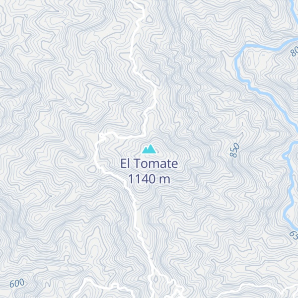 Map of El Tomate