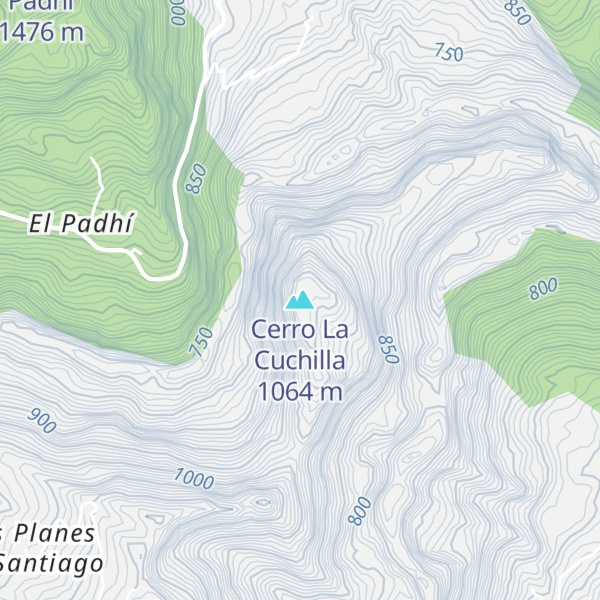 Map of Cerro La Cuchilla