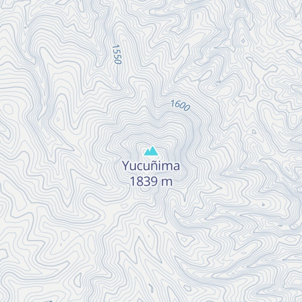 Map of Yucuñima