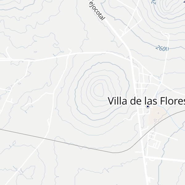 Map of Loma Techopala