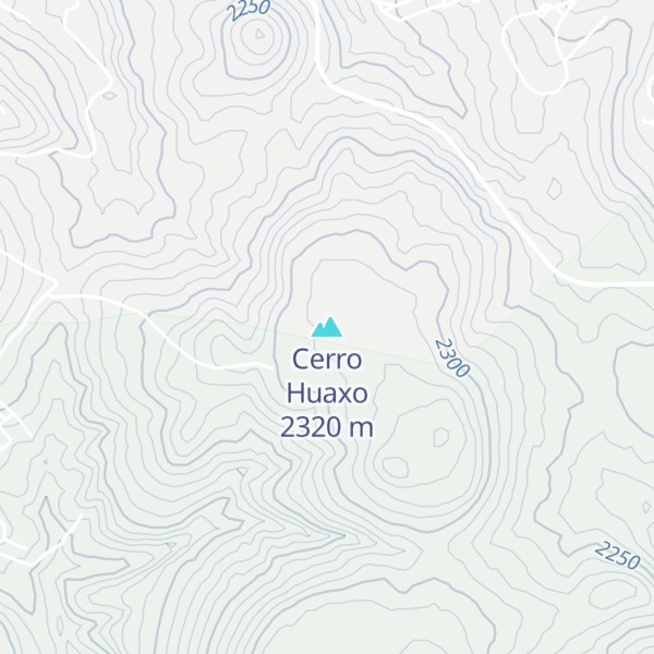 Map of Cerro Huaxo