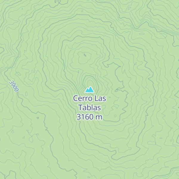 Map of Cerro Las Tablas
