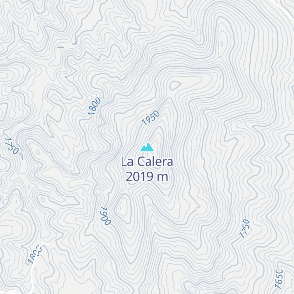 Map of La Calera