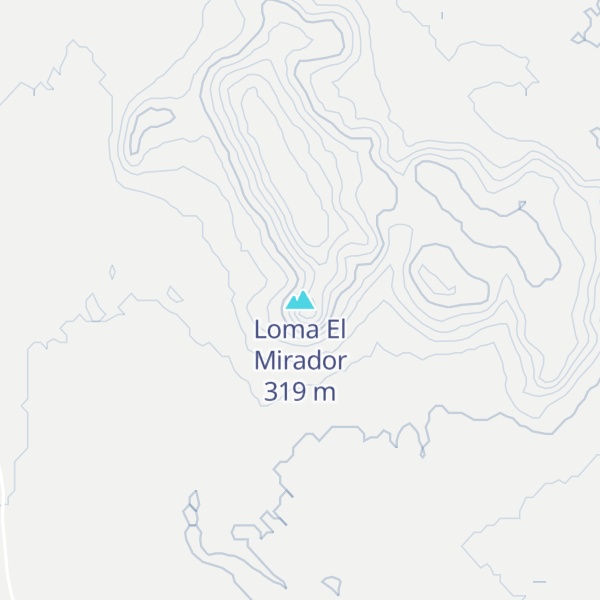 Map of Loma El Mirador