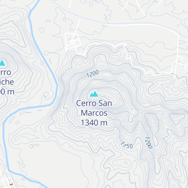 Map of Cerro San Marcos