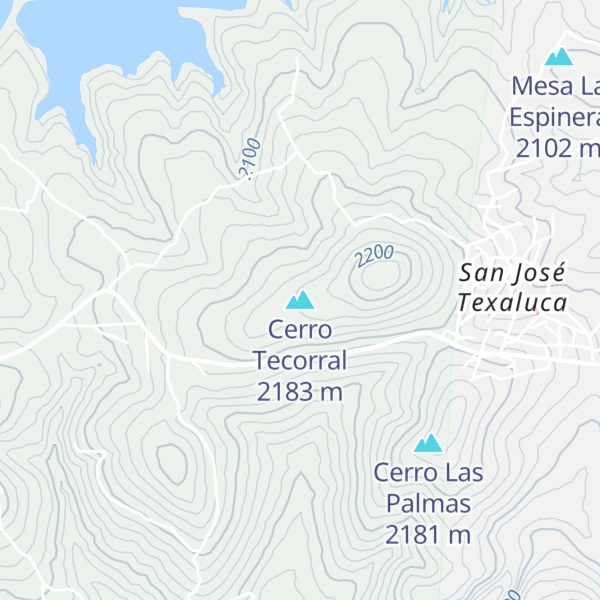 Map of Cerro Tecorral