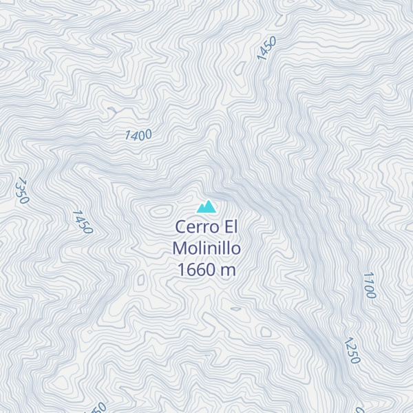Map of Cerro El Molinillo