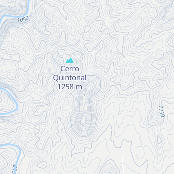 Map of Cerro Tinaja
