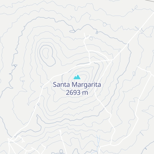 Map of Santa Margarita