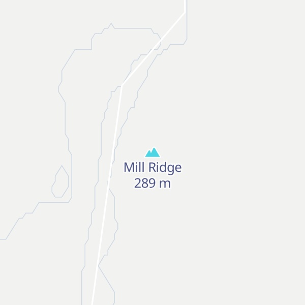 Map of Mill Ridge