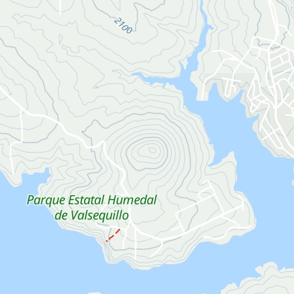 Map of Cerro Toluquilla